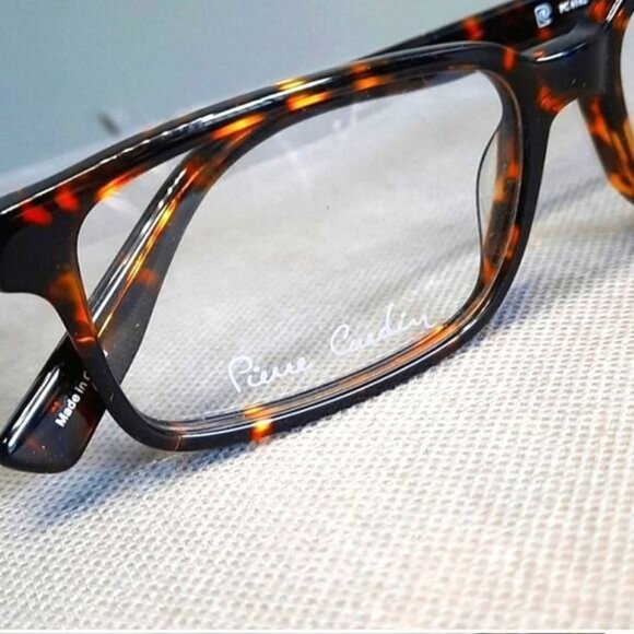 NEW Pierre Cardin Rx'able Eyeglass Frame, Brown Tortoise glasses 55 16 145 - Picture 3 of 5